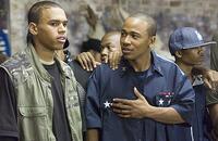 Chris Brown and Columbus Short in "Stomp the Yard."