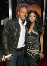 Columbus Short and actress Tanee McCall at the L.A. premiere of "Stomp the Yard."