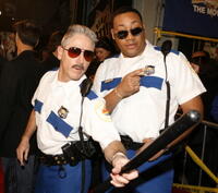 Actors Carlos Alazraqui and Cedric Yarbrough at the L.A. premiere of "Reno 911!: Miami."