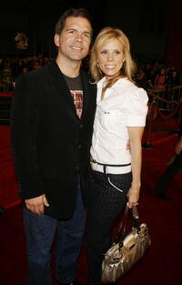 Executive producer Paul Young and actress Cheryl Hines at the L.A. premiere of "Reno 911!: Miami."