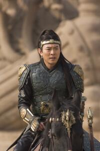 Jet Li as Emperor Han in "The Mummy: Tomb of the Dragon Emperor."