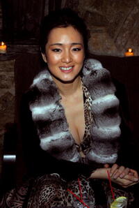 Actress Gong Li at the N.Y. premiere of "Hannibal Rising."