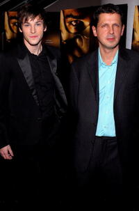 Gaspard Ulliel and director Peter Webber at the N.Y. premiere of "Hannibal Rising."