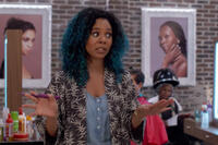 
	Regina Hall as Angie in Barbershop: The Next Cut

