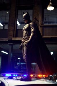 
	christian bale as Batman in The Dark Knight
