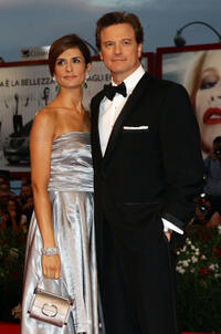 Colin Firth and Livia Giuggioli 
