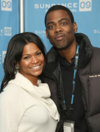 Nia Long and Chris Rock 