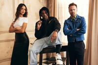 
	Eiza Gonzalez, Flying Lotus and Aaron Paul
