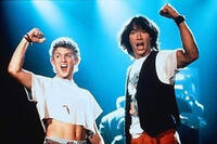 Alex Winter and Keanu Reeves in "Bill & Ted's Excellent Adventure"