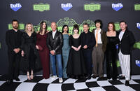 
	Justin Theroux, Catherine O'Hara, Monica Bellucci, Michael Keaton, Jenna Ortega, Winona Ryder, Willem Dafoe, Arthur Conti, Amy Nuttall and Burn Gorman
