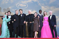 
	Olivia DeJonge, Steve Binder, Tom Hanks, Austin Butler, director Baz Luhrmann, Priscilla Presley, Alton Mason, Natasha Bassett and producer Patrick McCormick
