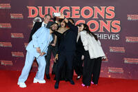 
	Justice Smith, Hugh Grant, Chris Pine, Michelle Rodriguez, Rege-Jean Page, Sophia Lillis and Daisy Head

