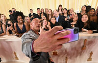 
	Dwayne Johnson and fans
