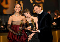 
	Zoe Saldana, Camille and Cl&eacute;ment Ducol
