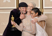 
	Troy Kotsur, Jamie Lee Curtis and Ariana deBose
