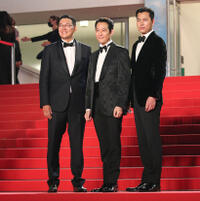 
	Man-sik Jeong, Lee Jung-jae and Jung Woo-sung&nbsp;
