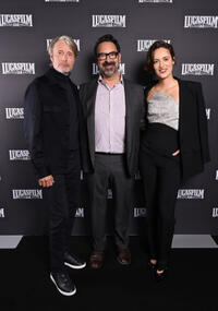 
	Mads Mikkelsen, James Mangold and Phoebe Waller-Bridge&nbsp;

