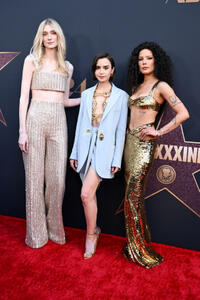 
	Elizabeth Debicki, Lily Collins and Halsey

