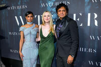
	Ishana Night Shyamalan, Dakota Fanning and M. Night Shyamalan
