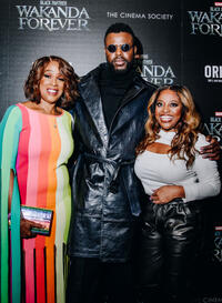 
	Gayle King, Winston Duke and Sherri Shepherd
