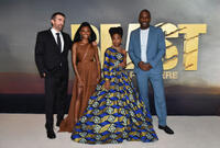 
	Sharlto Copley, Iyana Halley, Leah Jeffries and Idris Elba
