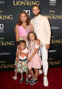
	Ayesha Curry, Stephen Curry and kids Ryan and Riley
