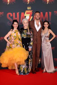 
	Lucy Liu, Helen MIrren, Zachary Levi and Rachel Zegler
