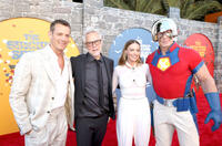 
	Joel Kinnaman, James Gunn, Margot Robbie and John Cena
