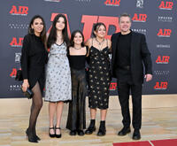 
	Luciana Barroso, Alexia Barroso, Stella Damon, Isabella Damon and Matt Damon

