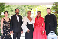 
	Alia Shawcat, Chiwetel Ejiofor, Adjoa Andoh, Misan Sagay and Mstyslav Chernov
