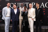
	John Krasinski, Michael Sarnoski, Djimon Honsou, Lupita Nyong'o, Jopseh Quinn and Alex Wolff
