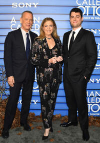 
	Tom Hanks, Rita Wilson and Truman Hanks
