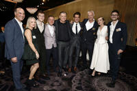 
	Matthew Greenfield, Cleona N&iacute; Chrualao&iacute;, Ross White, Colm Bair&eacute;ad, Brendan Gleeson, Colin Farrell, Martin McDonagh, Kerry Condon, and Tom Berkeley
