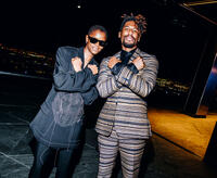 
	Letitia Wright and Jon Batiste
