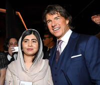 
	Malala Yousafzai and Tom Cruise
