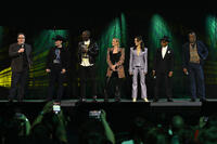 
	Jon Favreau, Dave Filoni, Rick Famuyiwa, Katee Sackhoff, Emily Swallow, Giancarlo Esposito and Carl Weathers&nbsp;
