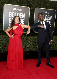 
	Salma Hayek and Sterling K. Brown
