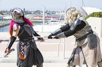 
	Emily Billones as Sabine Wren and Kaitlin Naccarato as Shin Hati

