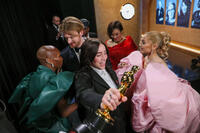 
	Cynthia Erivo, Finneas O'Connell, Billie Eilish, Janet Yang and Ariana Grande
