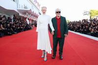 
	Tilda Swinton and Pedro Almodovar
