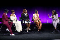 
	Blitz Bazawule, Fantasia Barrino, Danielle Brooks, Taraji P. Henson and Oprah Winfrey
