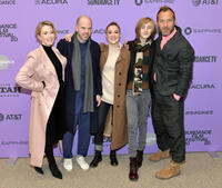
	Carrie Coon, Sean Durkin, Oona Roche, Charlie Shotwell and Jude Law
