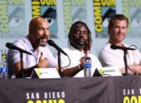 
	Keegan-Michael Key, Brian Tyree Henry and Chris Hemsworth
