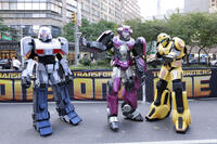 
	Megatron, Elita and Bumblebee
