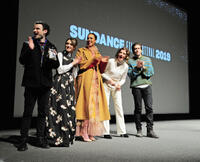 
	Tom Sturridge, Natalia Dyer, Zawe Ashton, Rene Russo and Jake Gyllenhaal

