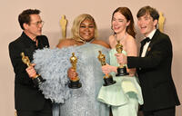 
	Robert Downey Jr., Da'Vine Joy Randolph, Emma Stone and CIllian Murphy

