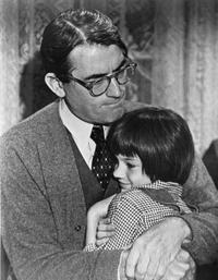 1. Gregory Peck in "To Kill a Mockingbird"