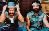 Cheech Marin and Tommy Chong in "Up in Smoke"