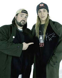 Kevin Smith and Jason Mewes in "Clerks"