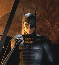 Michael Keaton as Bruce Wayne/Batman in Batman (1989) and Batman Returns (1992)